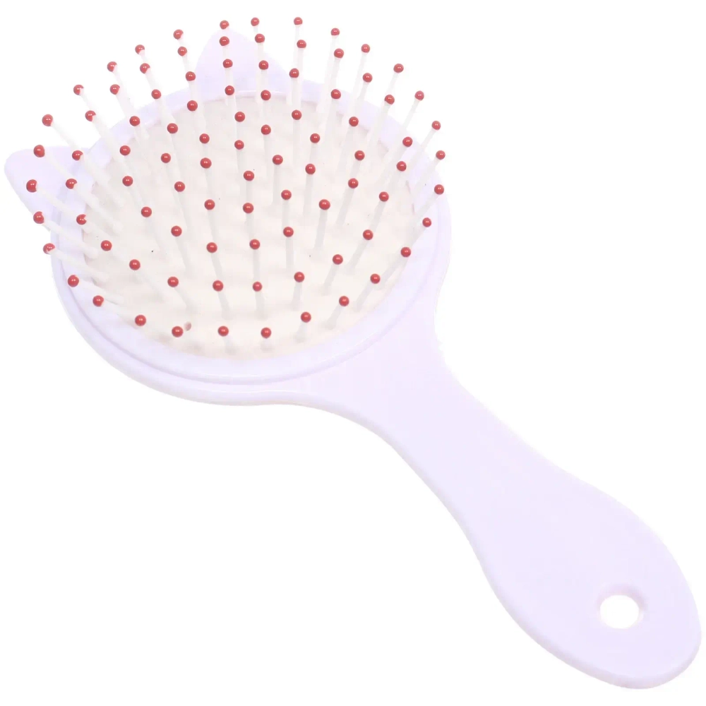 Расческа массажная детская «ДРУЖБА», микс 4 дизайна, 16*8см (пакет с подвесом)●