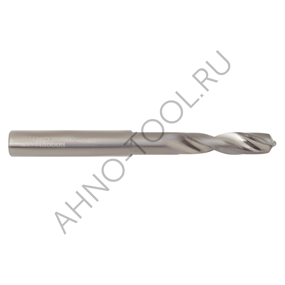 Сверло  7.0мм монолитное твердосплавное 3D без подвода СОЖ. для цвет.металлов SP-N800030700 VHM AHNO