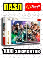 Пазлы для детей и взрослого 1000 элементов Гарри Поттер
