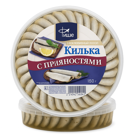 Килька в масле с пряностями Фише 150 гр