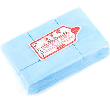 Салфетки безворсовые плотные, голубые