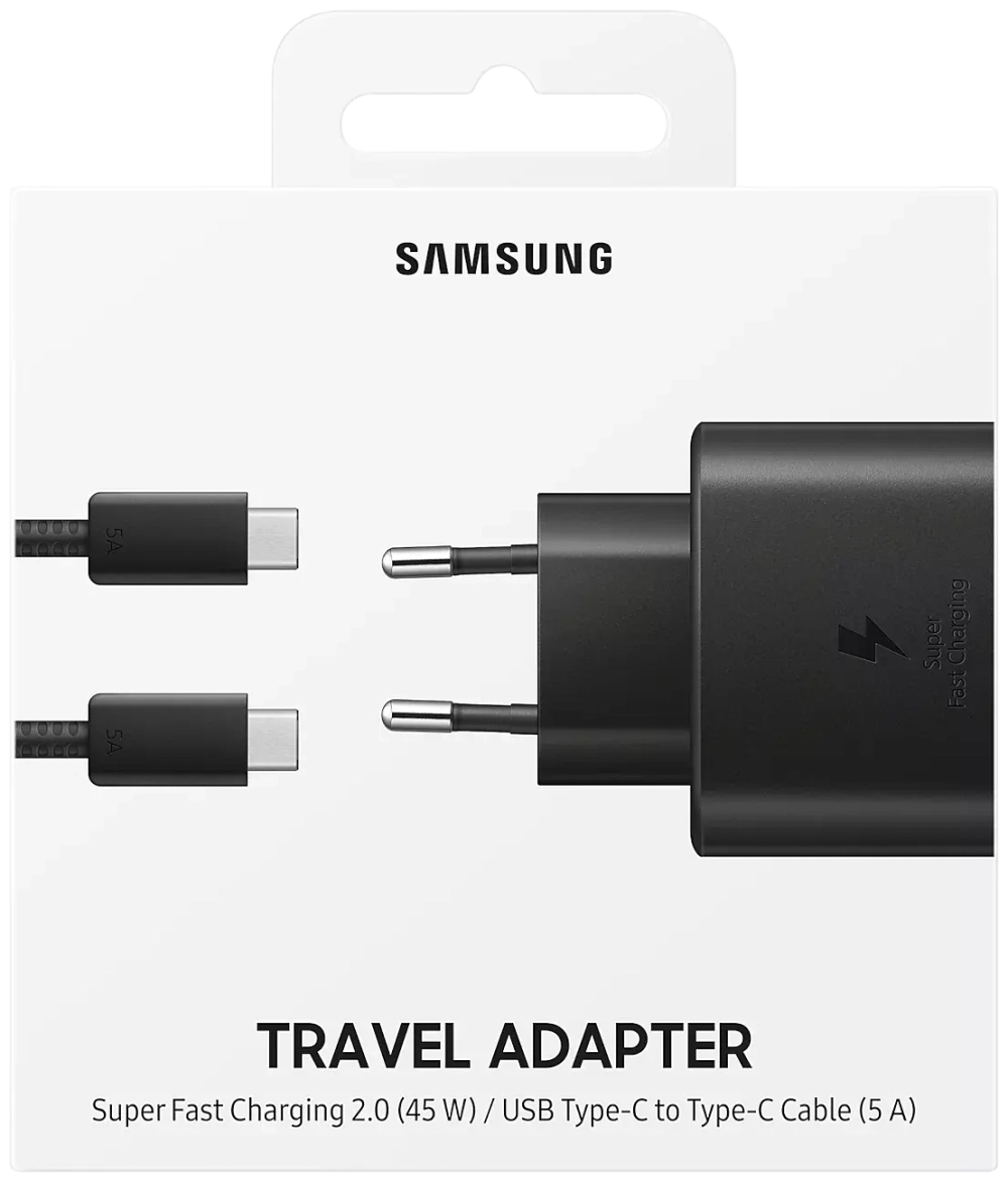 Адаптер Samsung EP-TA845 (EP-T4510)  Type-C PD 45Вт black