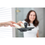 Мыльница на присоске loop organic, темно-серая