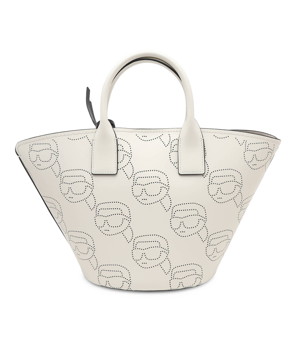 Кожаная сумка через плечо + поясная сумка Karl Lagerfeld - белый(241W3002)