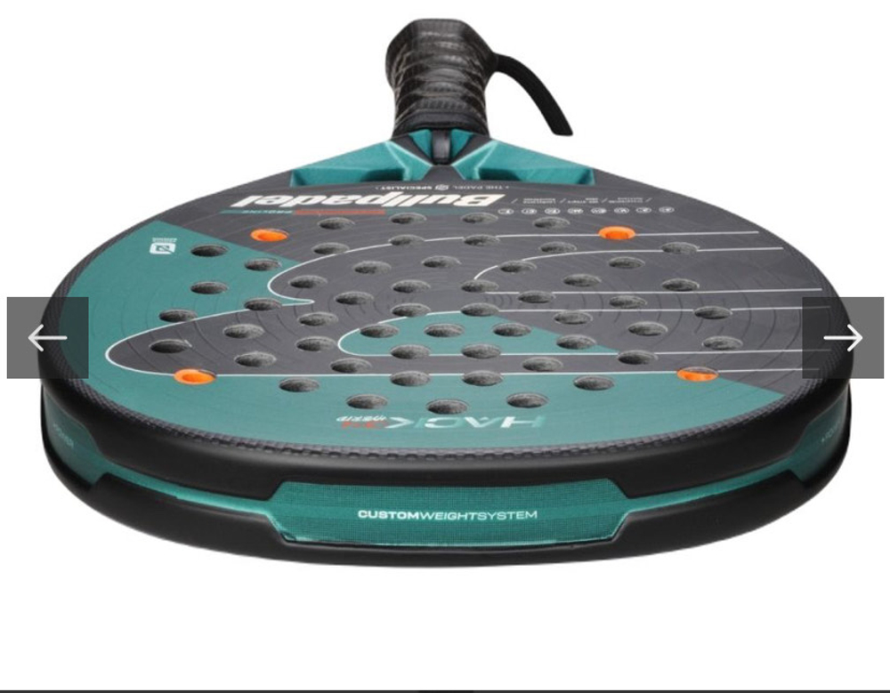 BULLPADEL, PALA HACK 04 HYBRID 25, 360 - 370g, Padel Racket