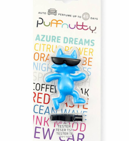 Ароматизатор для автомобиля PUFFNUTTY AZURE DREAMS/ ЛАЗУРНАЯ МЕЧТА (голубой)