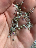 Стразы холодной фиксации стекло Crystal AB ss10