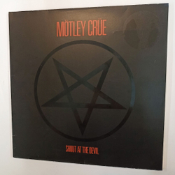 Винтажная виниловая пластинка Motley Crue Shout At The Devil (Germany 1983)