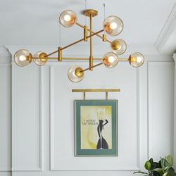 Люстра на штанге GAP золото
