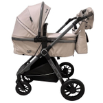 Коляска трансформер 2в1 с перекидной ручкой Luxmom A4 Коричневый
