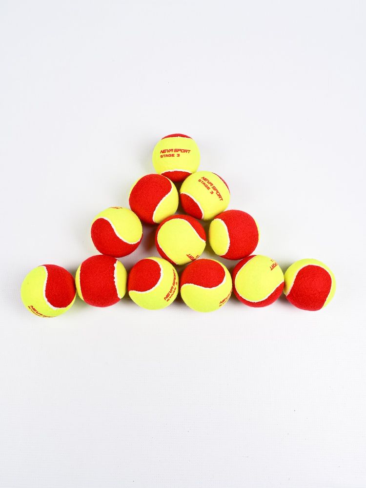 Детские теннисные мячи NEVA SPORT Red (12 мячей в упаковке)