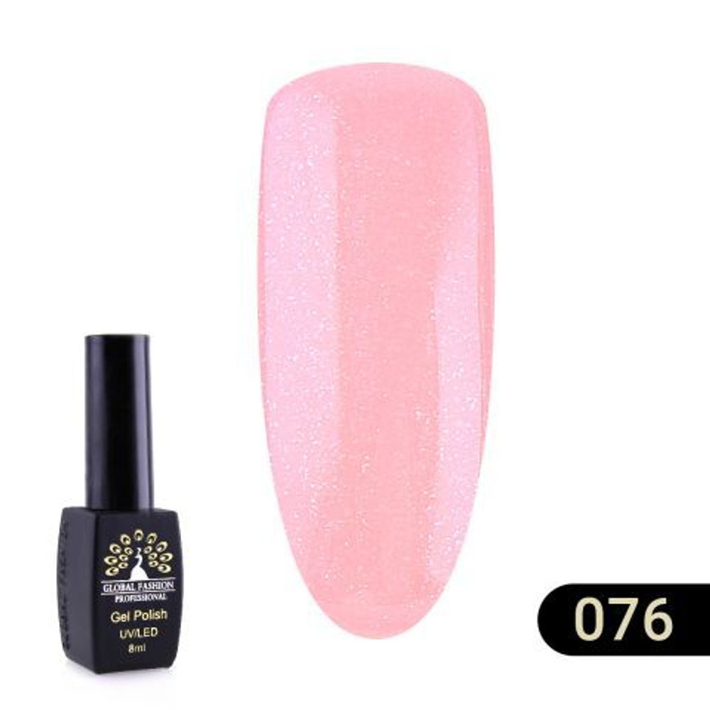 Гель лак BLACK ELITE 076, Global Fashion 8 мл