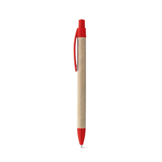 REMI. Шариковая ручка из крафт-бумаги с зажимом