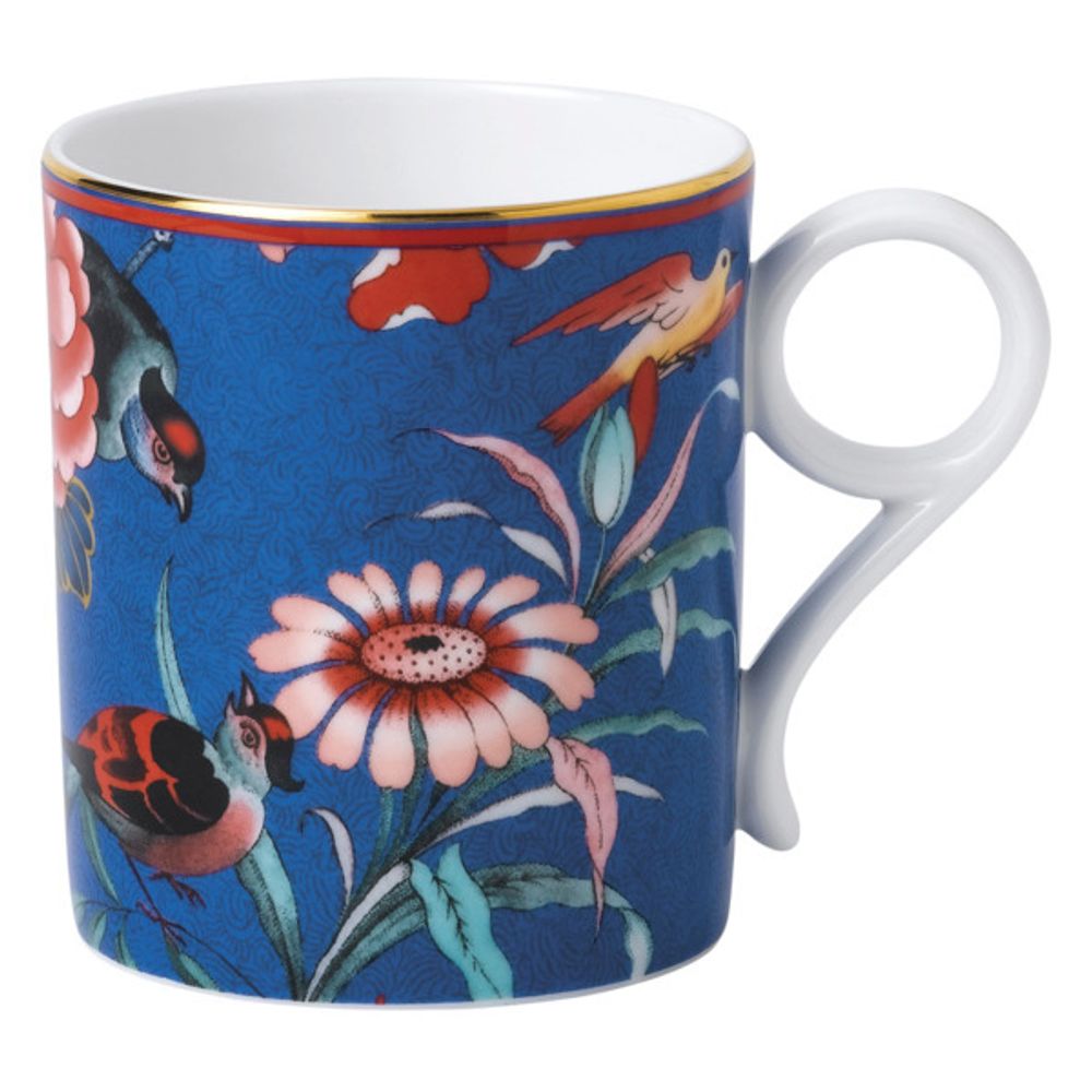 Кружка 240мл Wedgwood Пионы красная