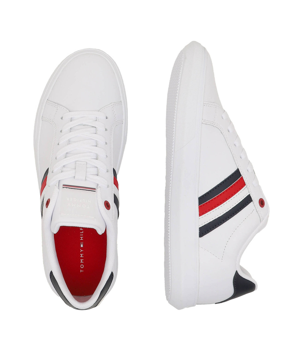 Кожаные кроссовки Tommy Hilfiger - белый(FM0FM04921)