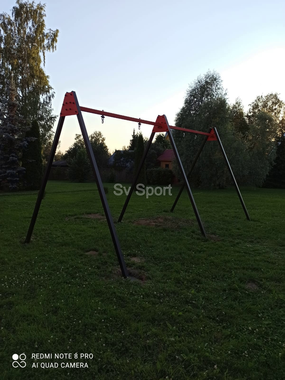 Монтаж уличных качелей Sv Sport Maxi х 2