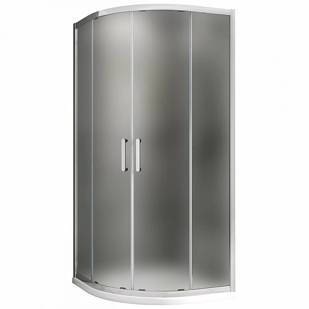 Душевой уголок ABBER Schwarzer Diamant AG01090M 90x90 стекло матовое/профиль хром