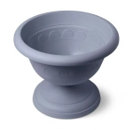 Вазон низкий Колывань 3,4л д 26 см серый (комплект 14 шт)