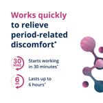 Metagenics, HerWellness™, быстрое средство для облегчения менструации, 20 капсул