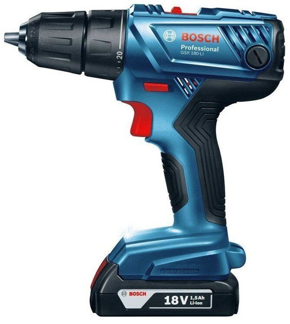 Аккумуляторная дрель-шуруповёрт Bosch GSR 180-LI Professional