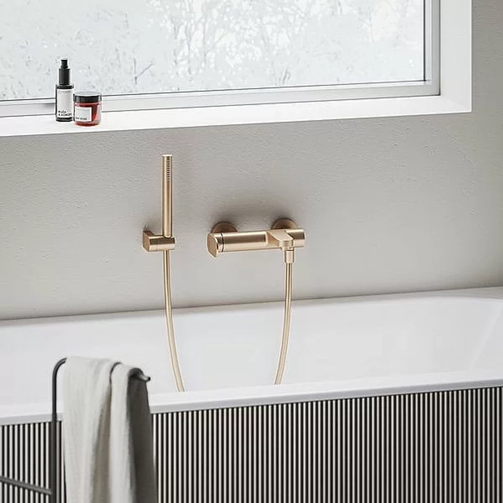 Смеситель для ванны Ravak Eleganta X070367 розовое золото