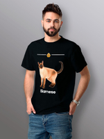 Футболка сиамская кошка