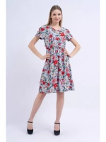 Платье летнее с коротким рукавом