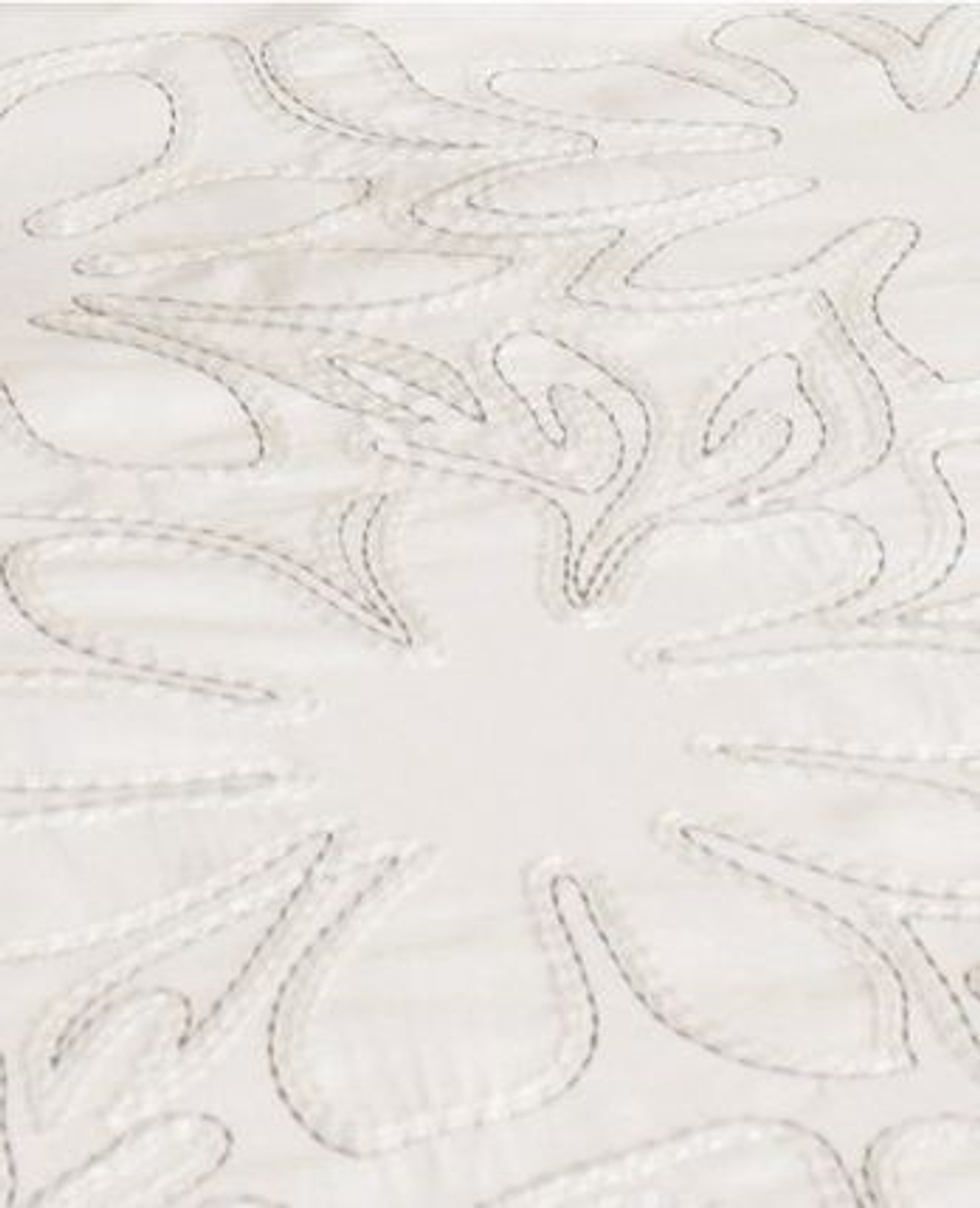 Элитное постельное белье Flora белый от Bovi фрагмент