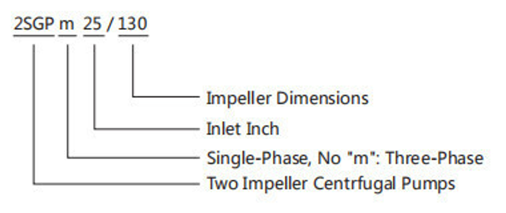 Центробежный насос серии 2SGP(m), Shimge