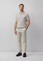 Трикотажная рубашка поло со структурой и манжетами s.Oliver Black Label