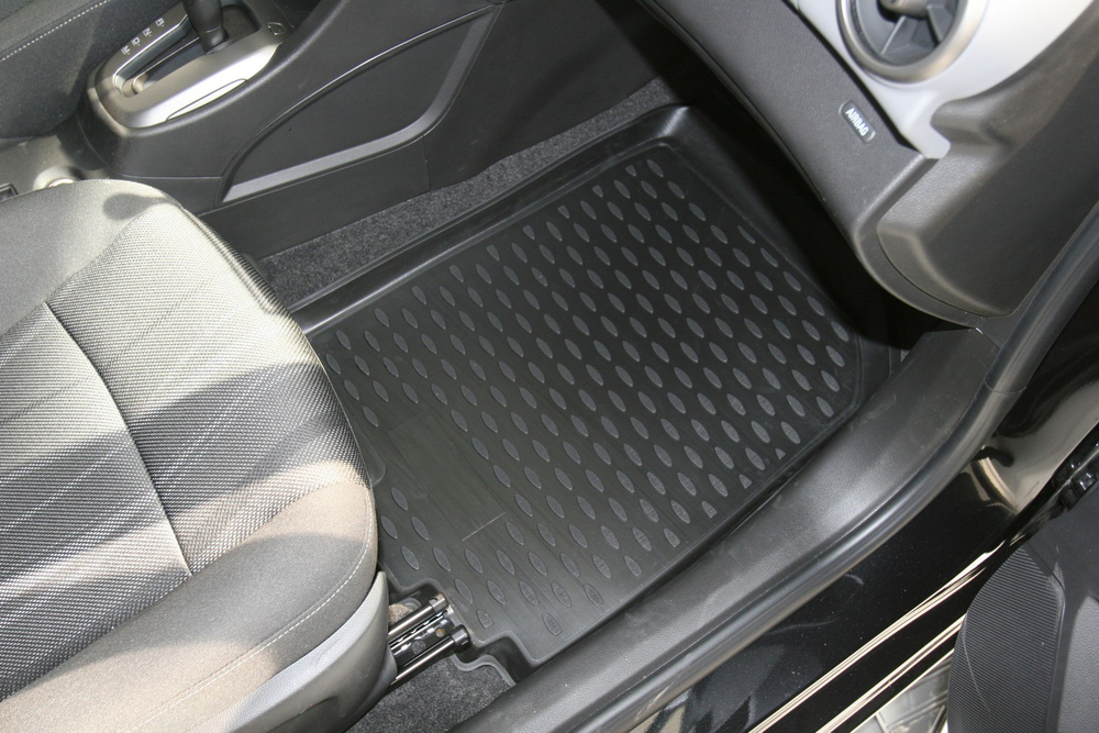 Коврики Standard, в салон CHEVROLET Aveo, 2012- , 4 шт. (полиуретан, чёрные) Element.CARCHV00021