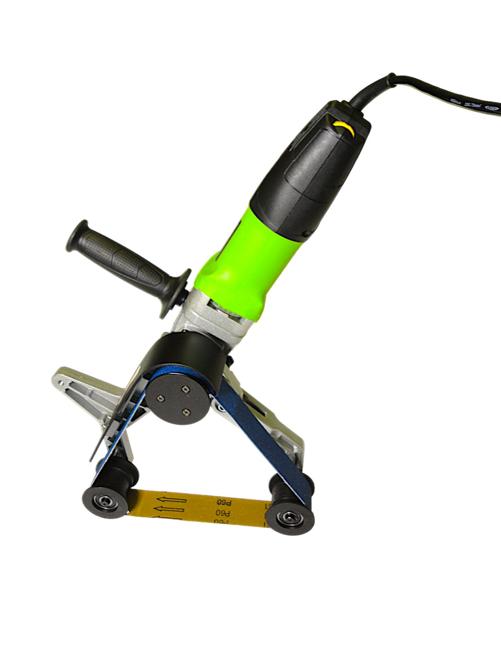 Трехроликовая ленточная шлифмашина для труб MY3016 SINICA, лента 40х760 мм