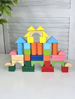 Конструктор деревянный развивающий набор сортер (202397725)