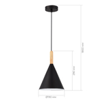 Светильник подвесной ARKET E27 1х40W