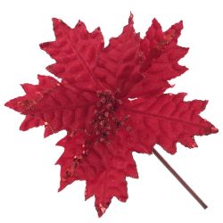 GAEM Цветок искусственный "Пуансеттия", L20 W20 H20 см, 3в.