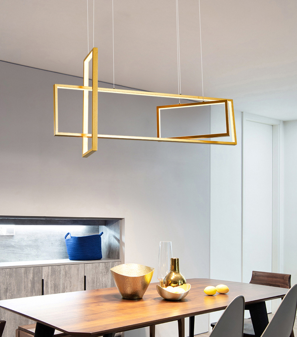 Pendant design lamp  Frame by Aromas del Campo (Gold)