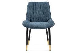 Стул на металлокаркасе Seda 1 blue / black / gold
