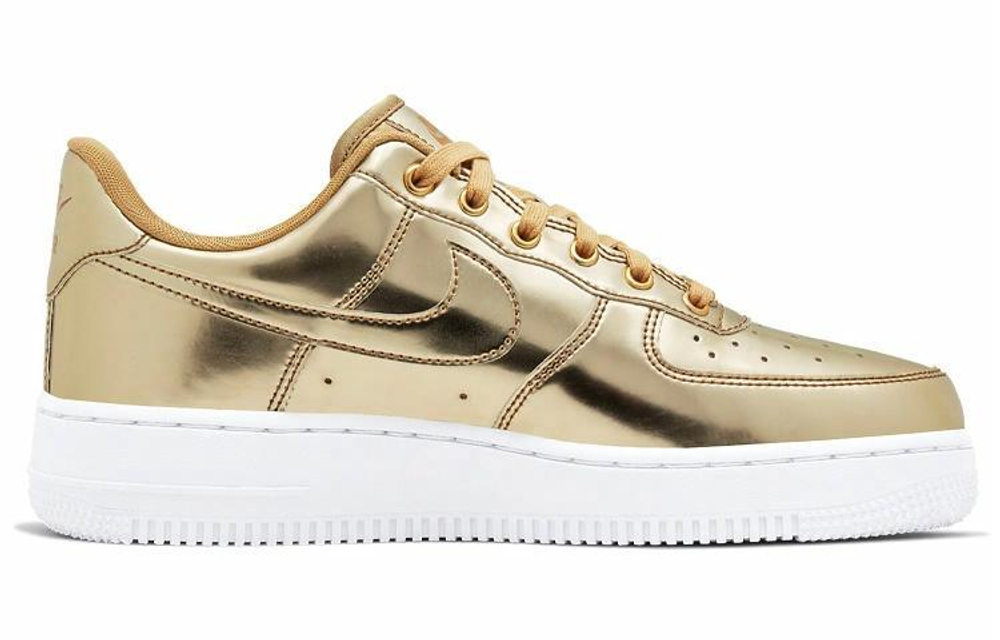 Кроссовки Nike Air Force 1 Low Sp "Liquid Metal" (Женская размерная сетка)