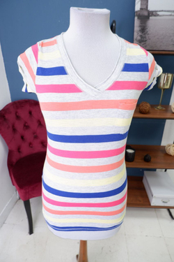 Футболка Fox в полоску 42 размер