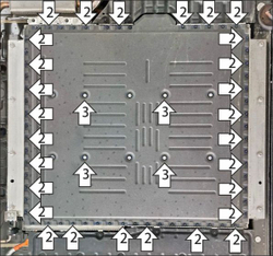 Защита аккумуляторной батареи. 4 мм, Алюминий для Voyah Dream 2021-н.в., Motodor.348608