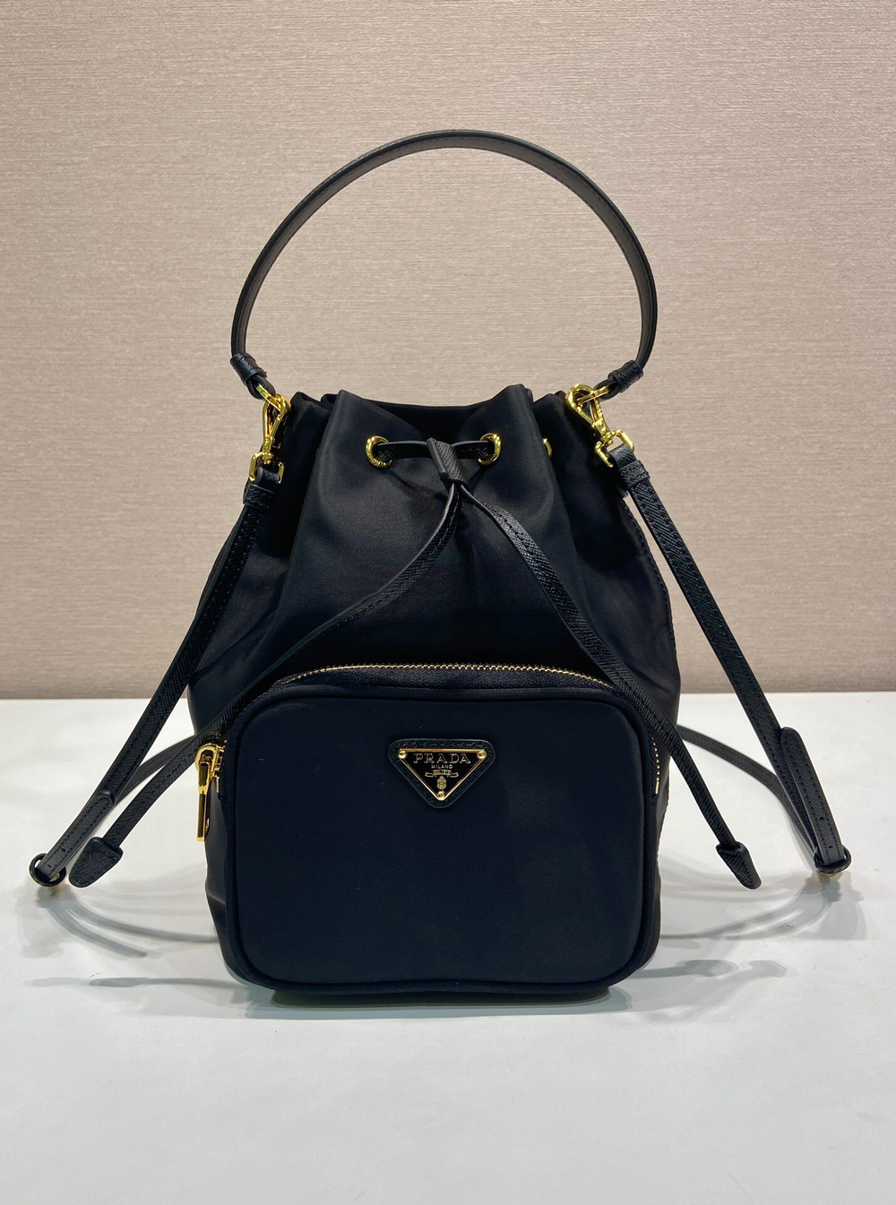 Prada Duet Bucket Bag 18 cm