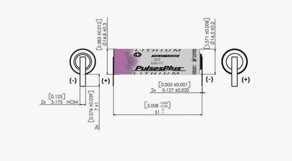 Гибридно-пленочный конденсатор Tadiran HLC-1550/T