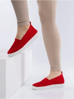 Мокасины летние текстильные