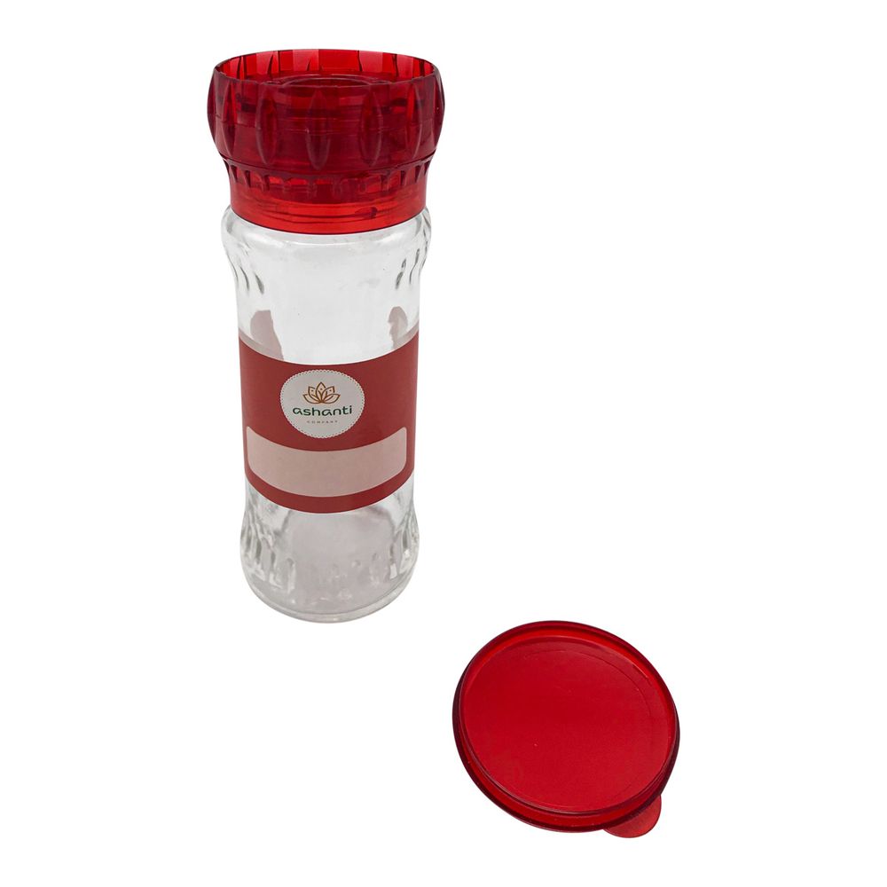 Мельница для специй Ashanti стеклянная красная, 80 г
