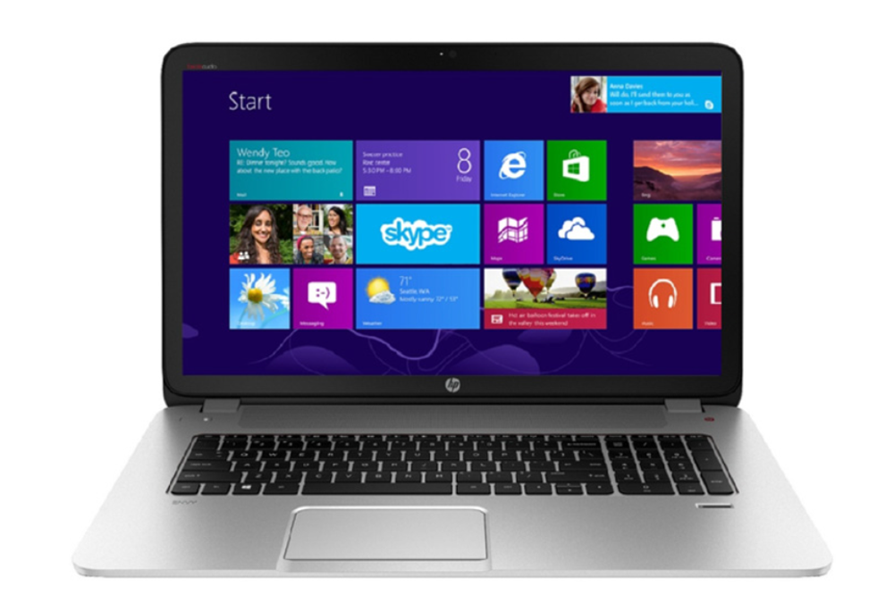 17.3` Ноутбук HP ENVY 17 Leap Motion 17-j101sr (1920x1080, Intel Core i5-4200M, RAM 12ГБ, SSD 128ГБ, GeForce GT750M, Win 10 Pro)