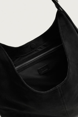 ZARA ОДНОТОННАЯ СУМКА-ШОПЕР, ЧЕРНЫЙ