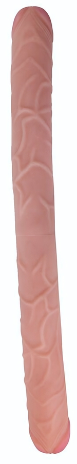 Двусторонний фаллоимитатор Monster 1 - 56,5 см. (Цвет: телесный)