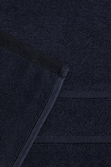 ZARA HOME ХЛОПКОВЫЙ НЕСКОЛЬЗЯЩИЙ КОВРИК ДЛЯ ВАННОЙ, ТЕМНО-СИНИЙ