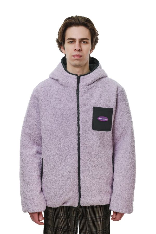 Куртка двухсторонняя графитовая / пурпурная - фото 1