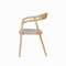 Стул с подлокотниками Esse Soft, бук, светло-серое сиденье